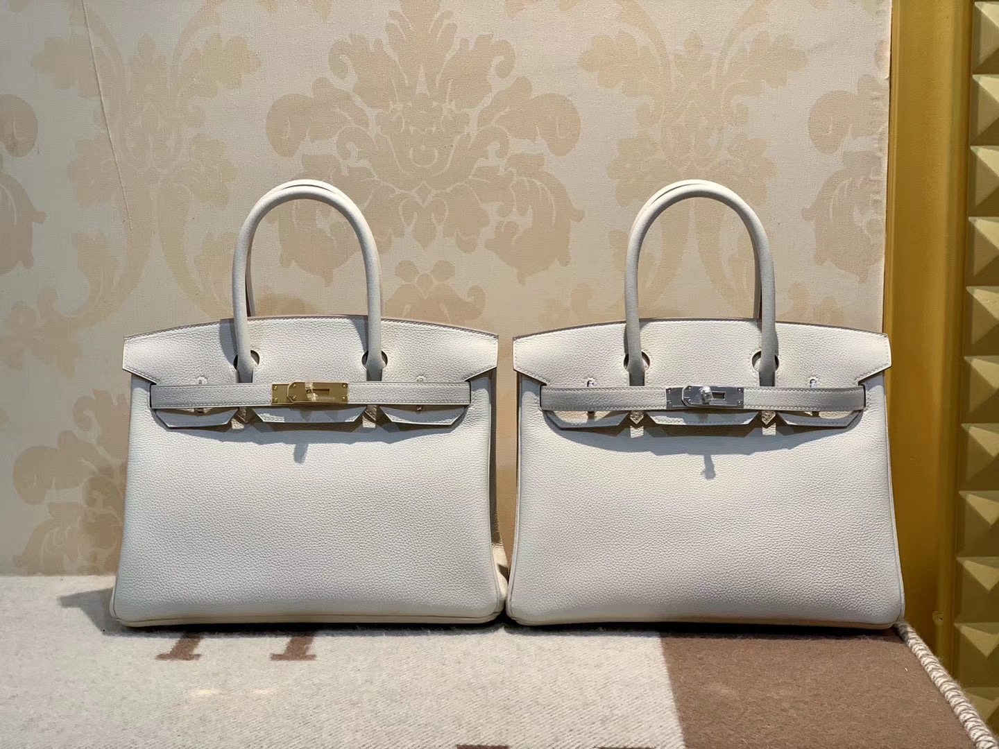 极品工艺：Birkin 30 togo皮 10奶昔白craie 金扣 就是这个白富美  人气销量冠军