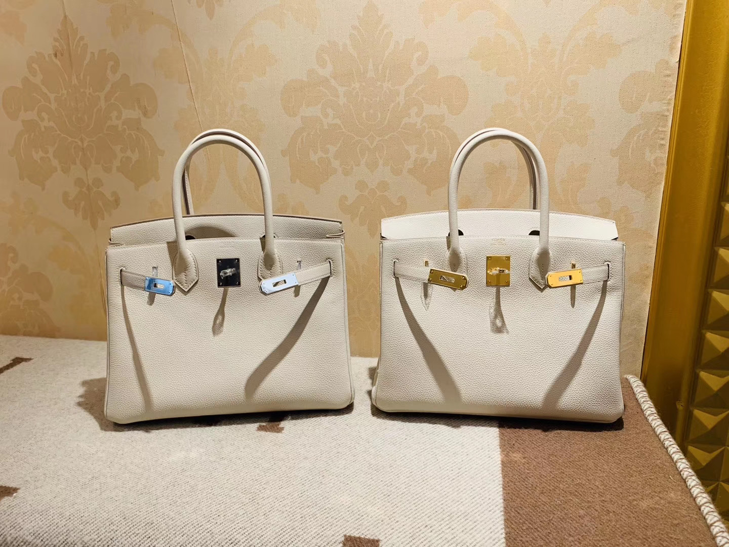 极品工艺：Birkin 30 togo皮 10奶昔白craie 金扣 就是这个白富美  人气销量冠军