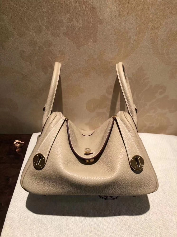 Lindy 26cm 斑鸠灰 Togo牛皮进口 银扣 全手工缝制
